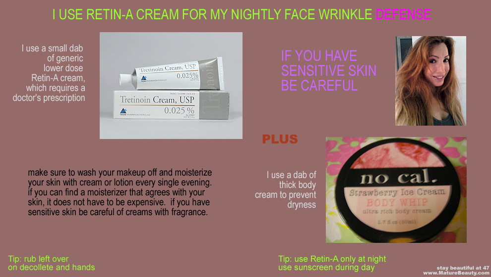 best anti-aging wrinkle cream for mature skin is retin-a